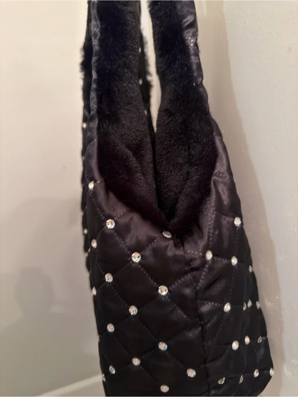 Hello Doggie Glamour Baby Dog Cartier Bag black caviar with Crystals
